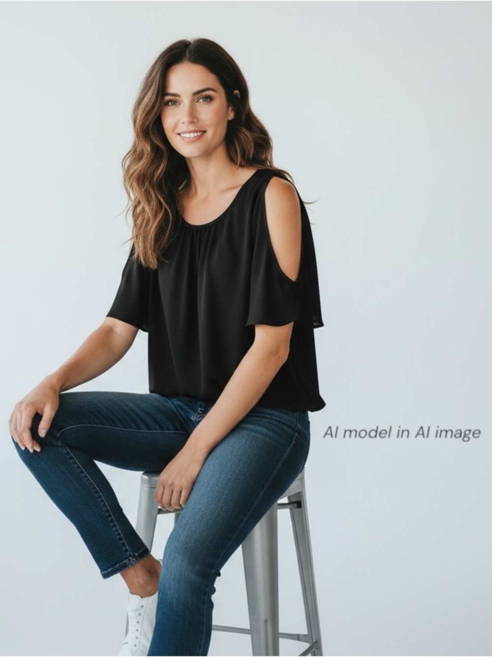 Joie Blouse Womens Large Black Lux All Silk Slit Sleeve Scoop Neck Dressy Top